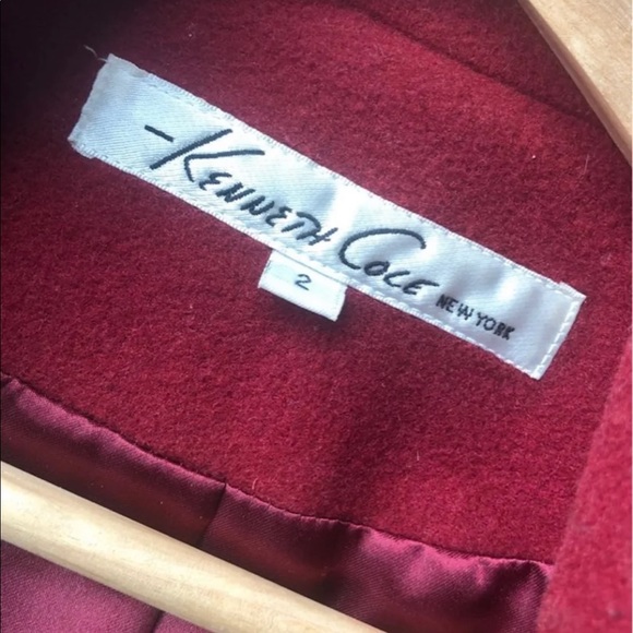 Red size 2 Kenneth Cole jacket - Picture 6 of 7